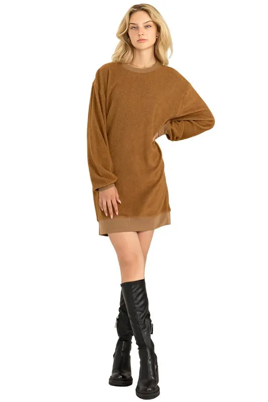 Girlfriend Sweatshirt Mini Dress