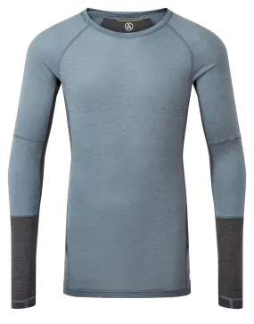 Goldhill 125 Zoned Crew Top - Storm Blue/Ash