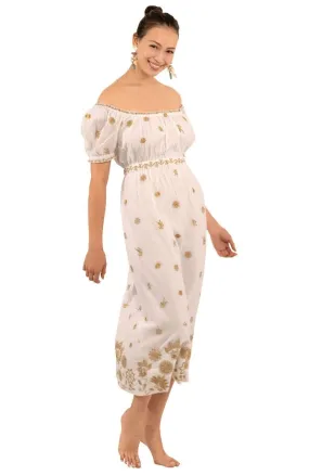 Gretchen Scott Big Love Maxi Dress - White/Gold