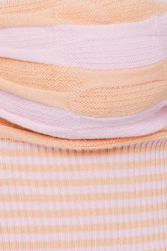 Halter Neck Sweater Crop Top