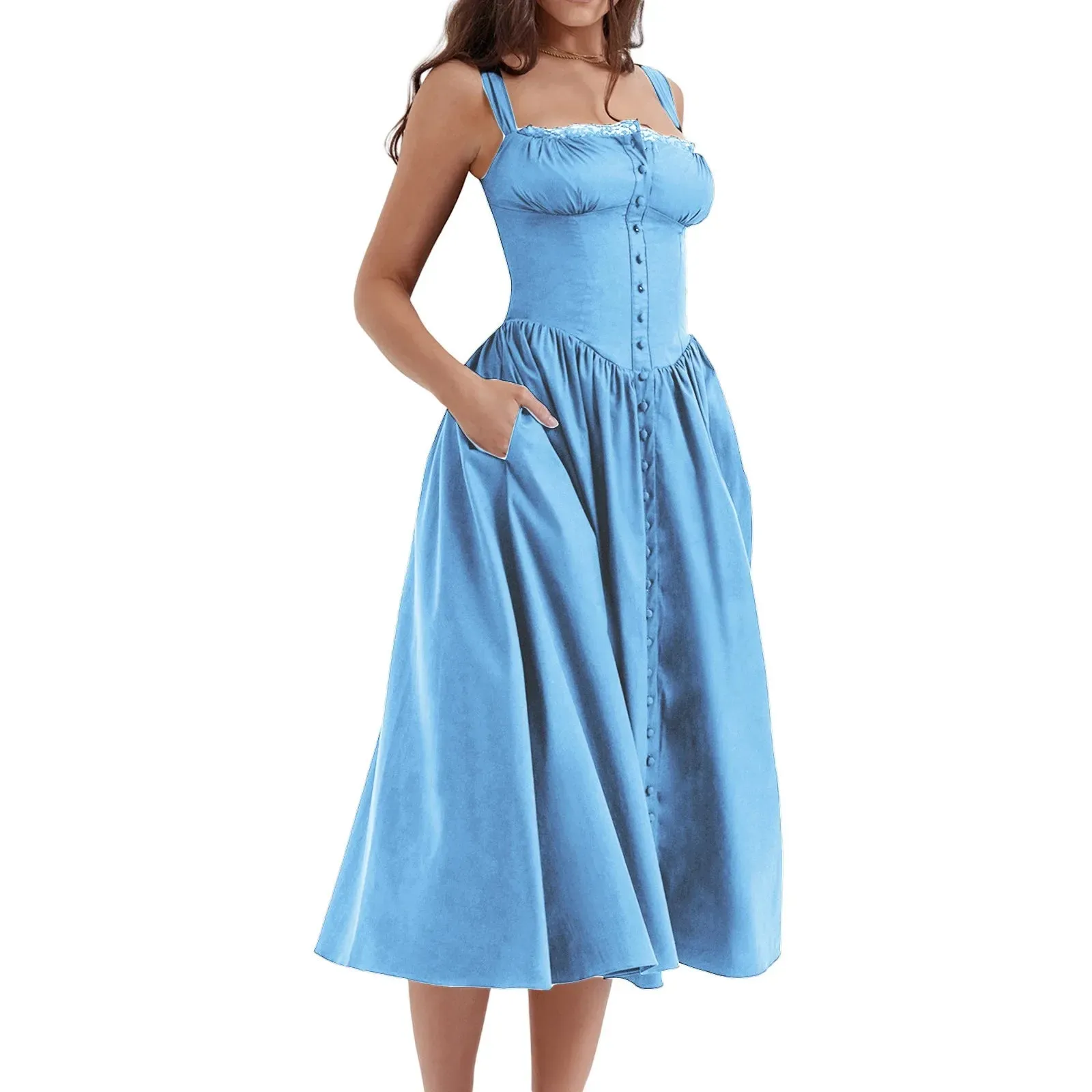 Holiday Party Summer Women Maxi Sleeveless Sexy Casual Dress Dress