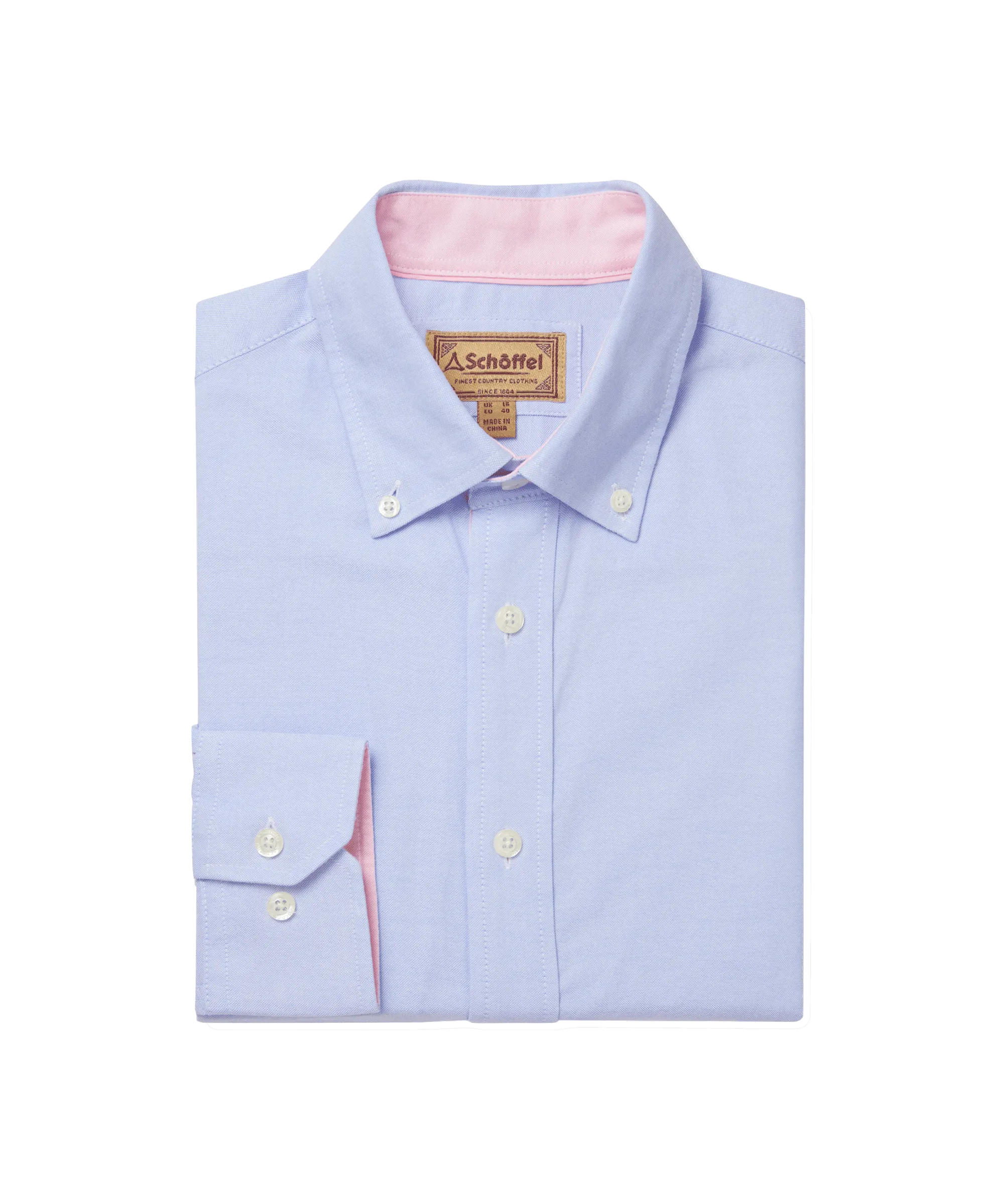 Holt Soft Oxford Tailored Shirt - Light Blue