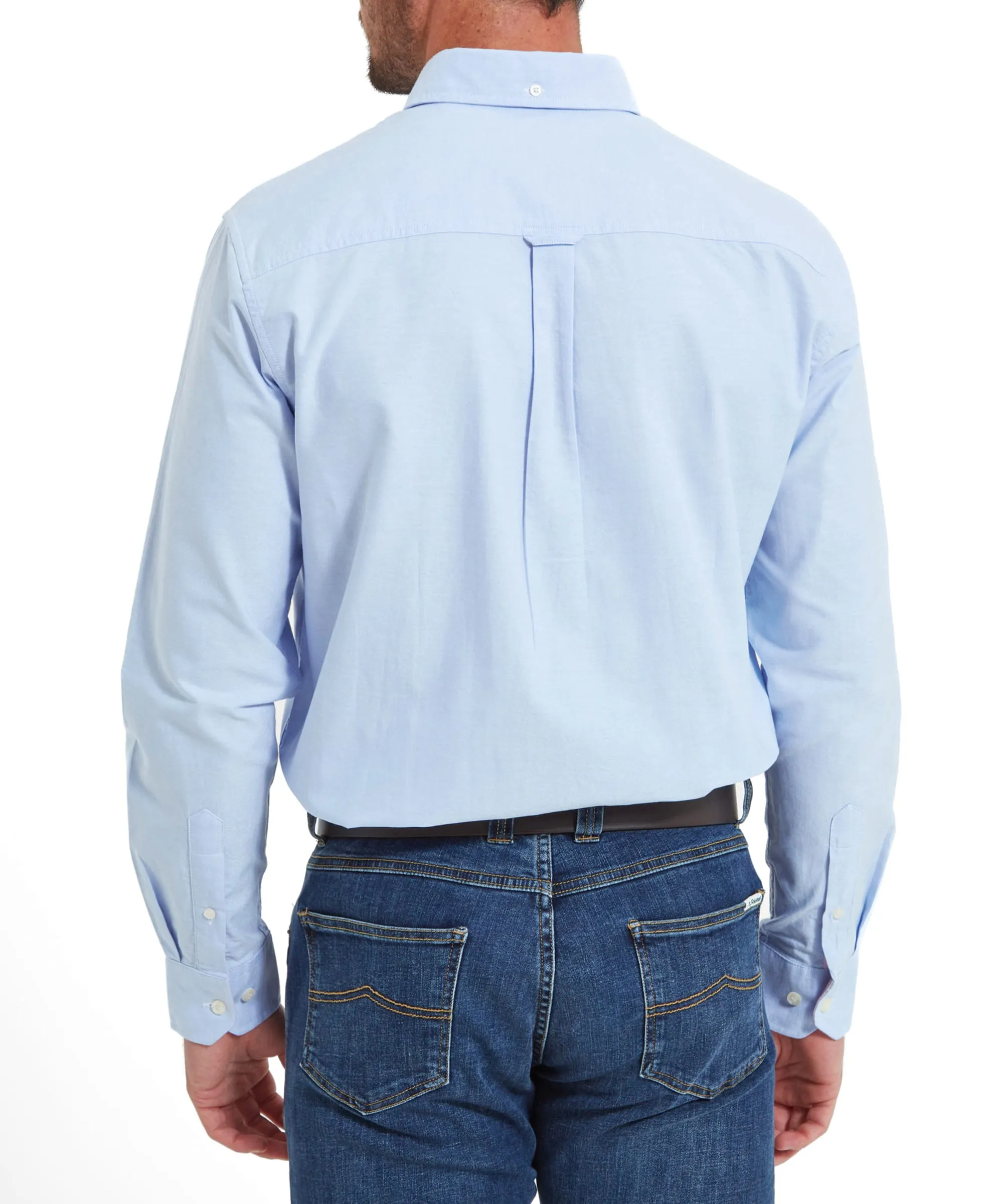 Holt Soft Oxford Tailored Shirt - Light Blue