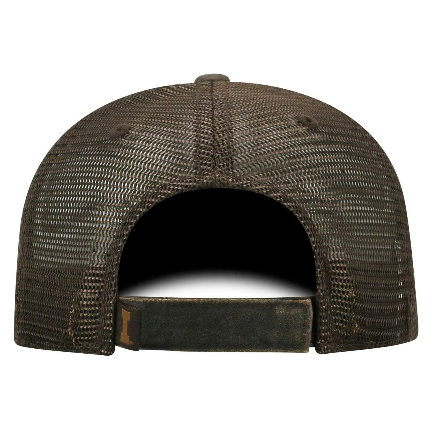 Illinois Fighting Illini TOW Brown "Chestnut" Style Mesh Adj. Relax Hat Cap