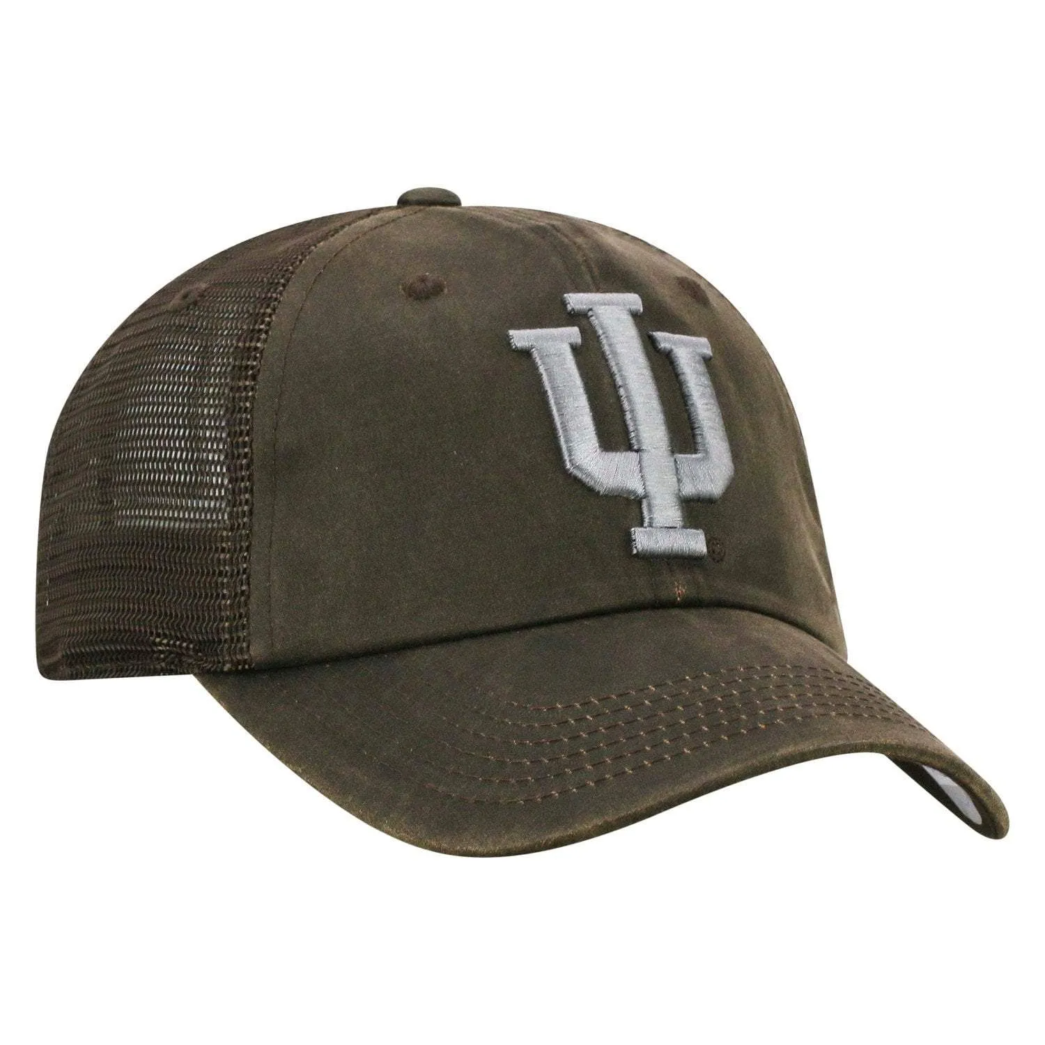 Indiana Hoosiers TOW Brown "Chestnut" Style Mesh Adj. Strap Relax Hat Cap