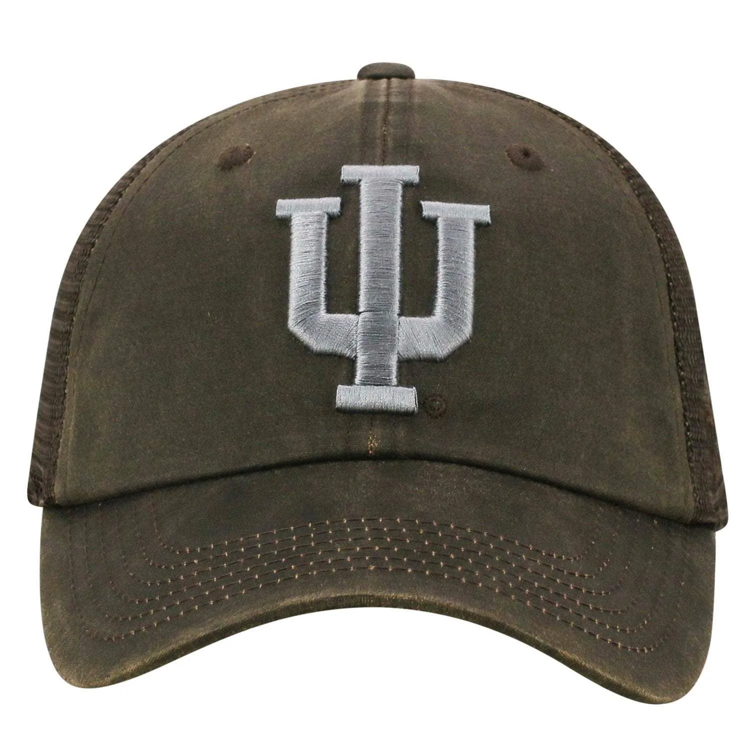 Indiana Hoosiers TOW Brown "Chestnut" Style Mesh Adj. Strap Relax Hat Cap