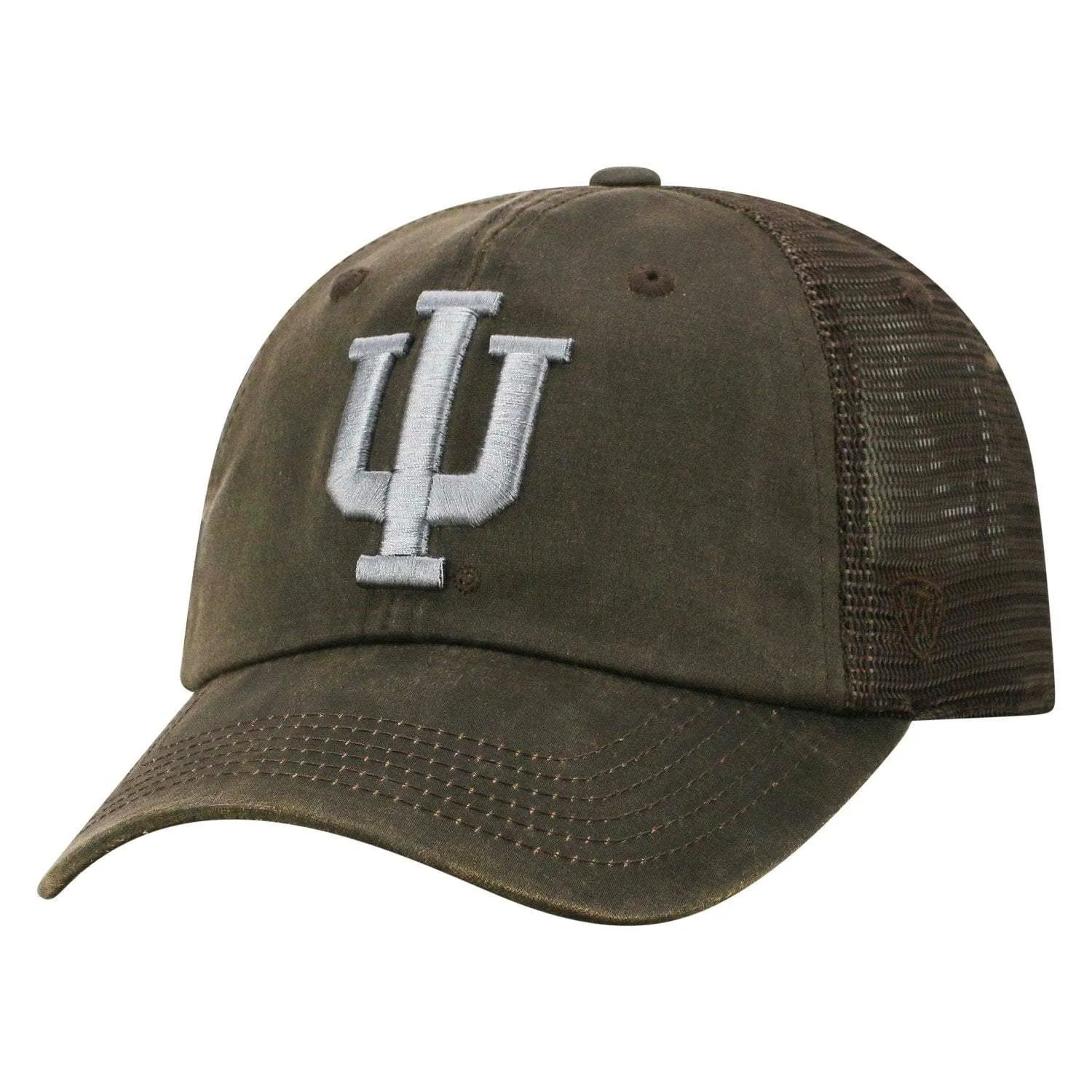 Indiana Hoosiers TOW Brown "Chestnut" Style Mesh Adj. Strap Relax Hat Cap