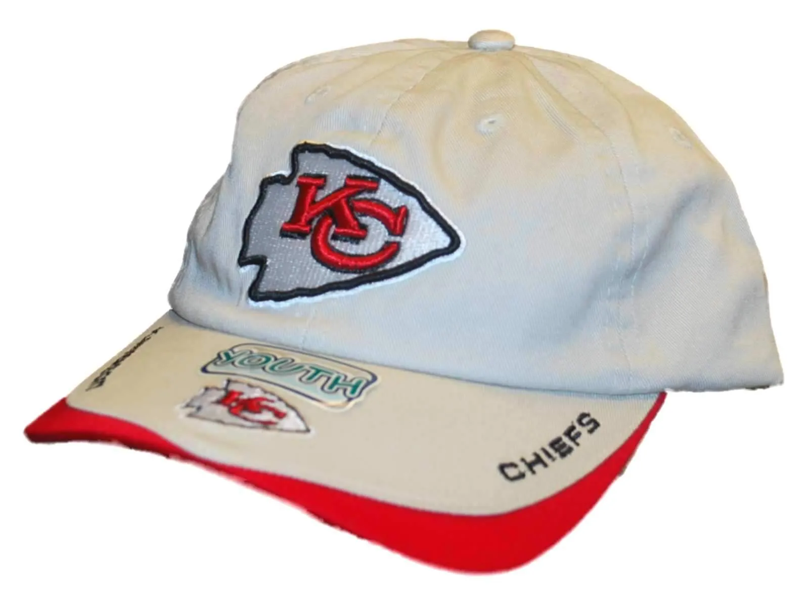 Kansas City Chiefs Reebok Khaki Youth Adjustable Hat Cap