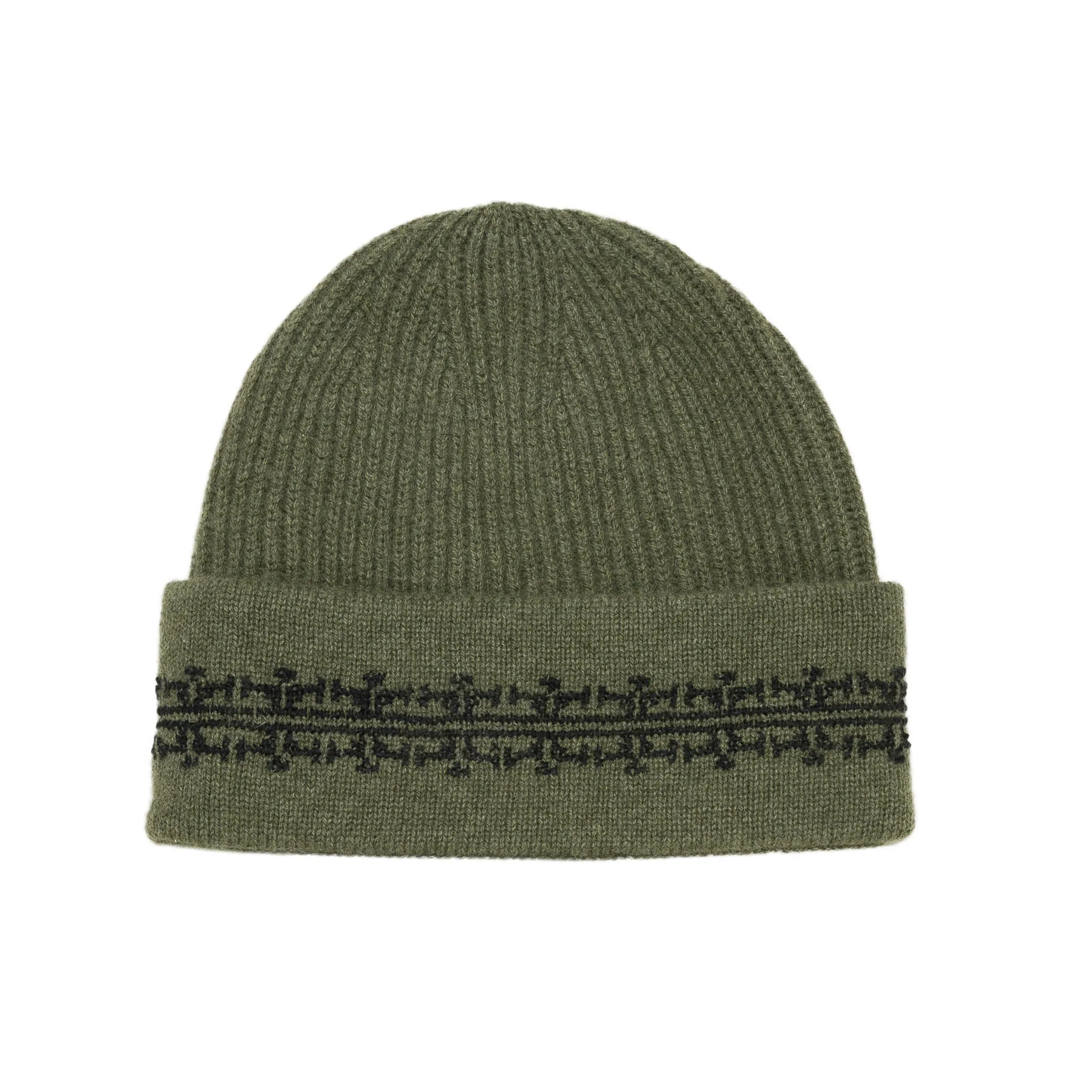 KHAKI CASHMERE BEANIE