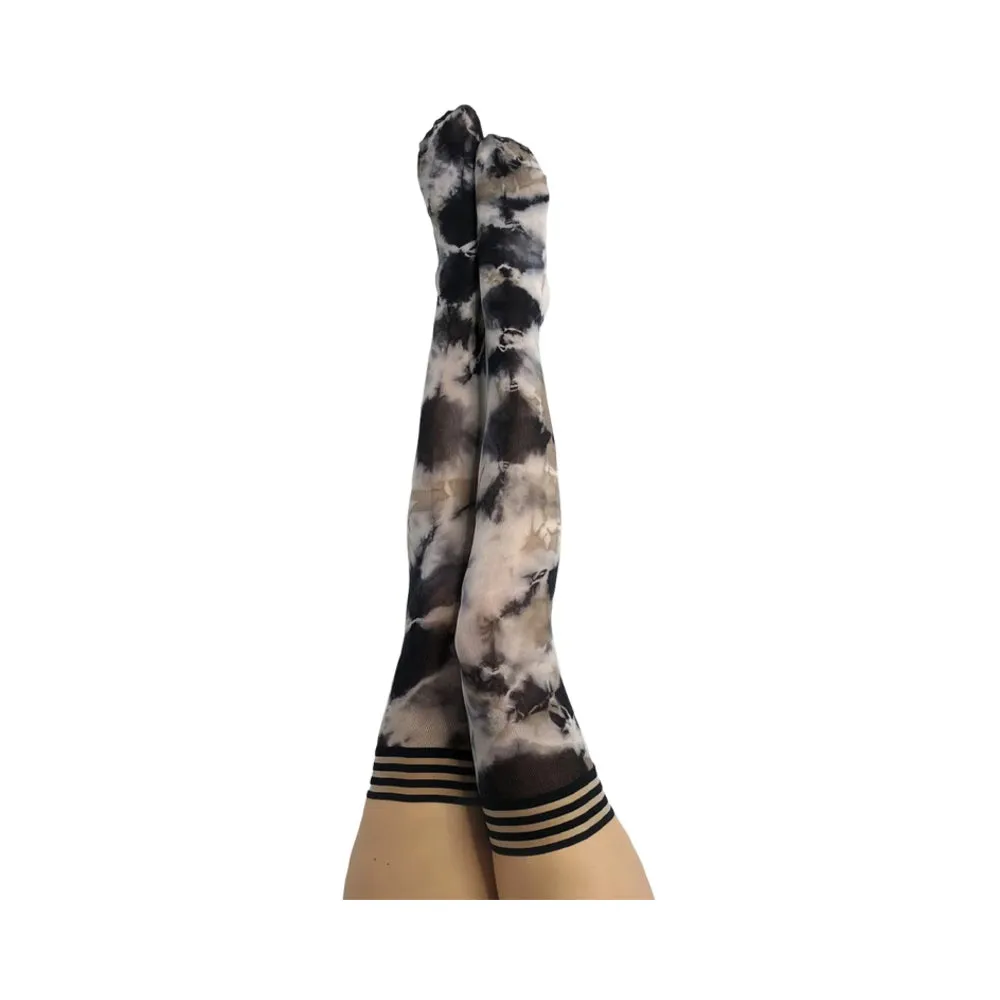 Kixies Mackenzie Black/white Tie-dye Size B