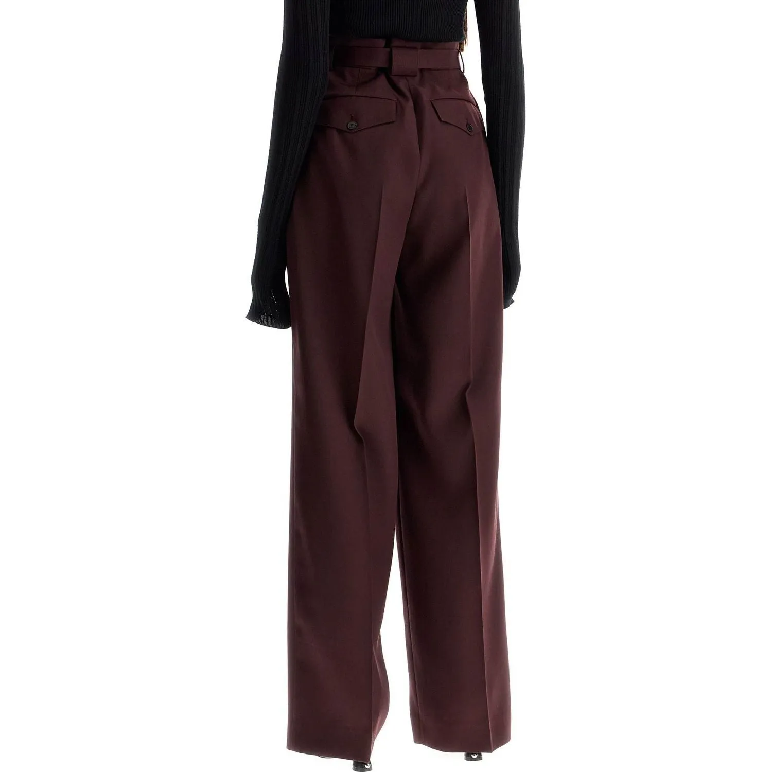 Lanvin wide-leg pants with belt