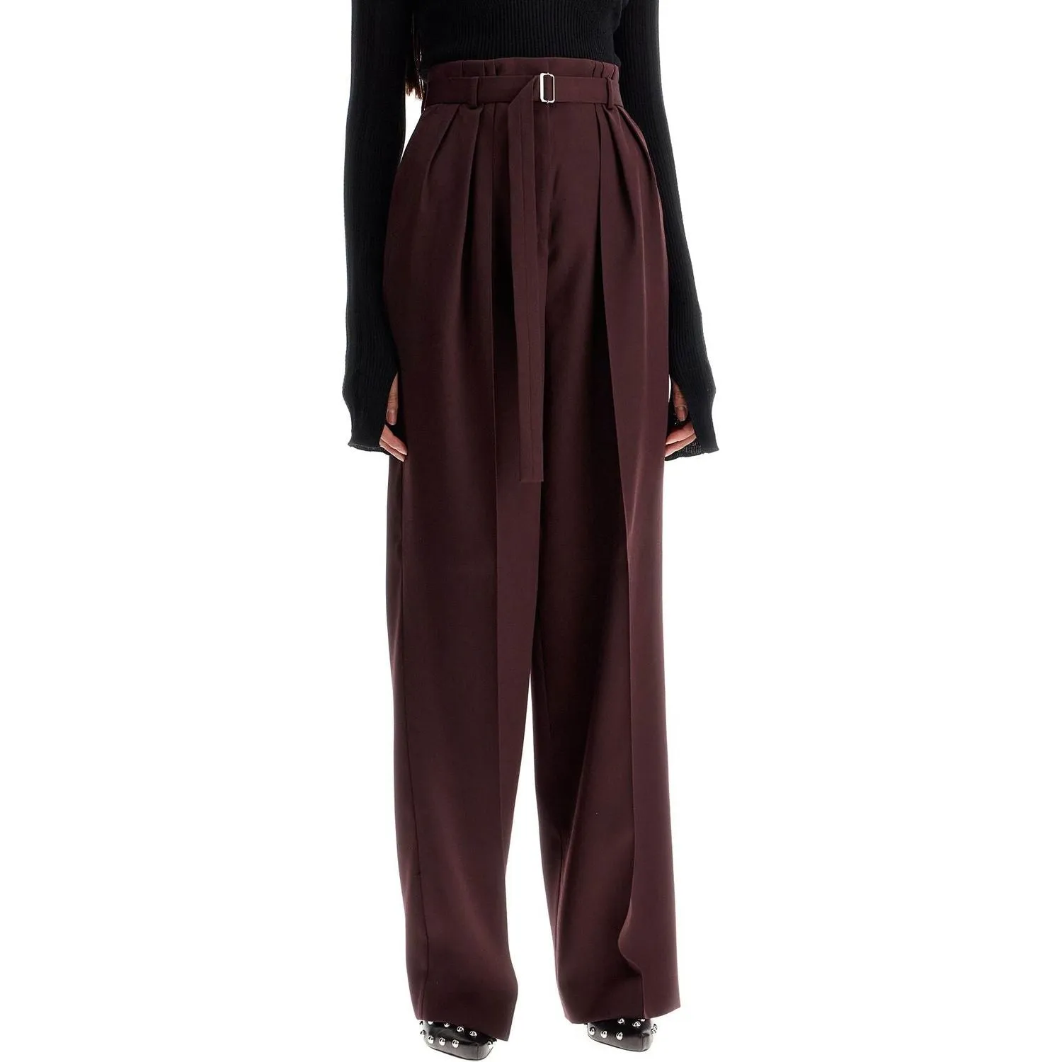 Lanvin wide-leg pants with belt