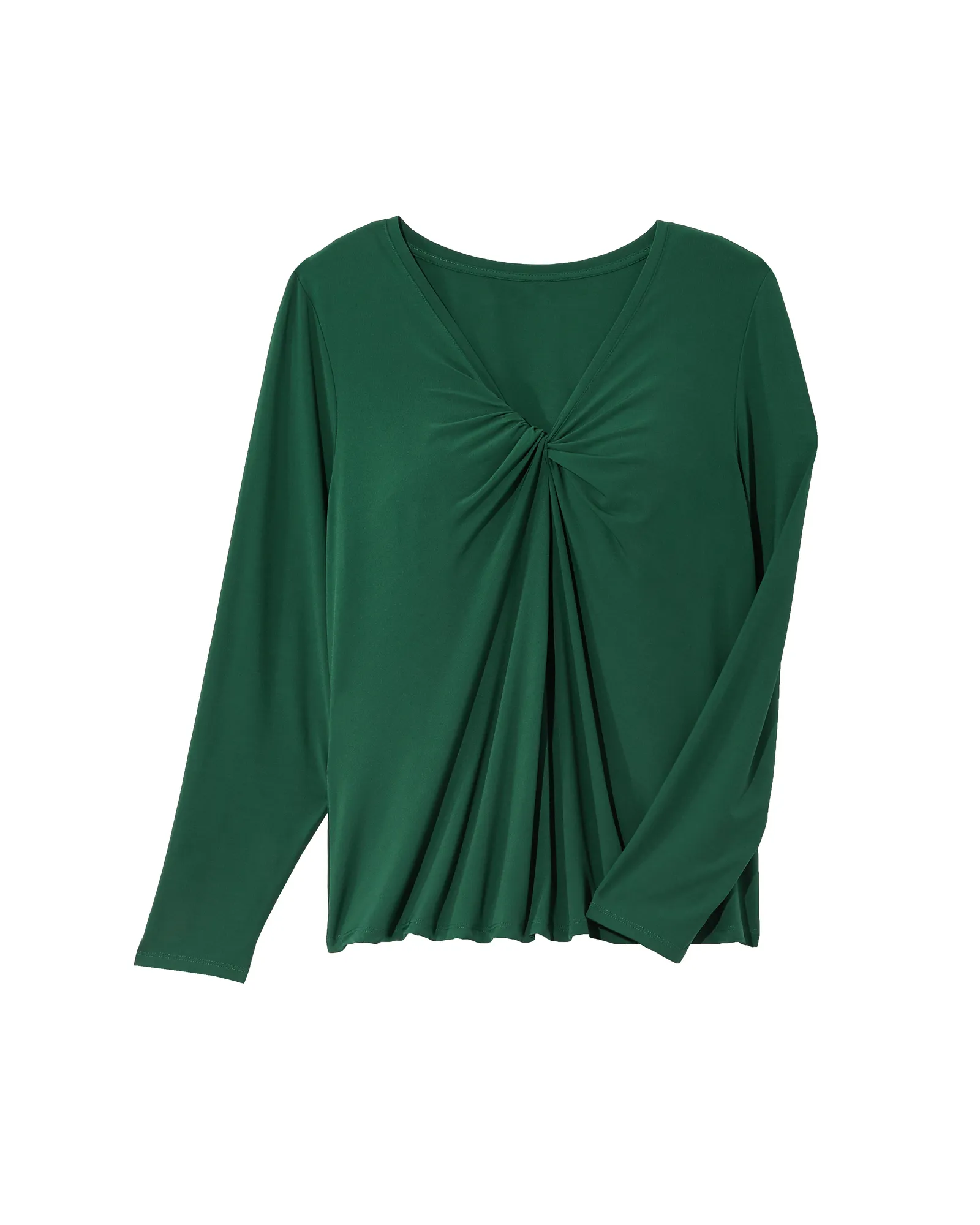 Lauren Long Sleeve Top | Forest Green