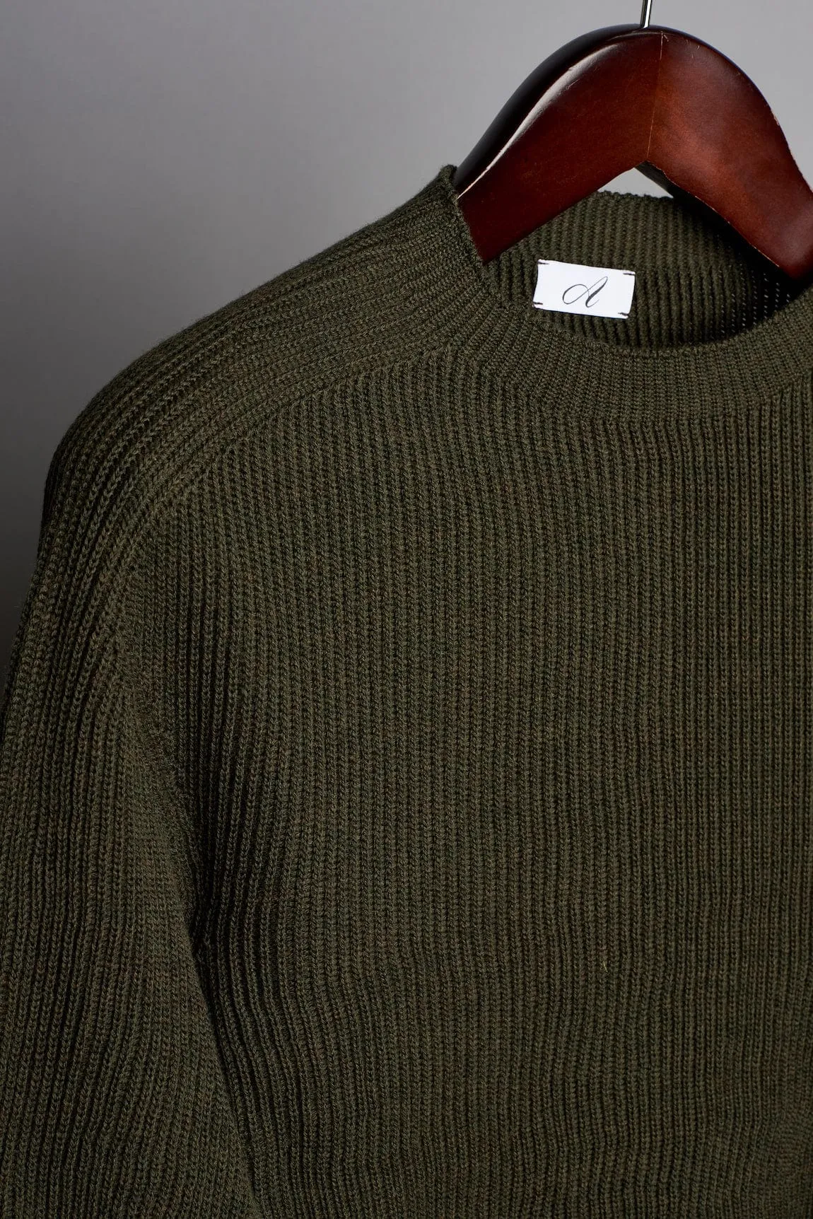 Logan Ribbed Merino Crewneck