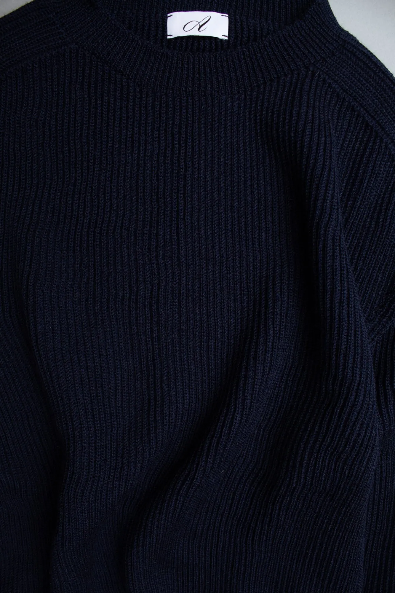 Logan Ribbed Merino Crewneck