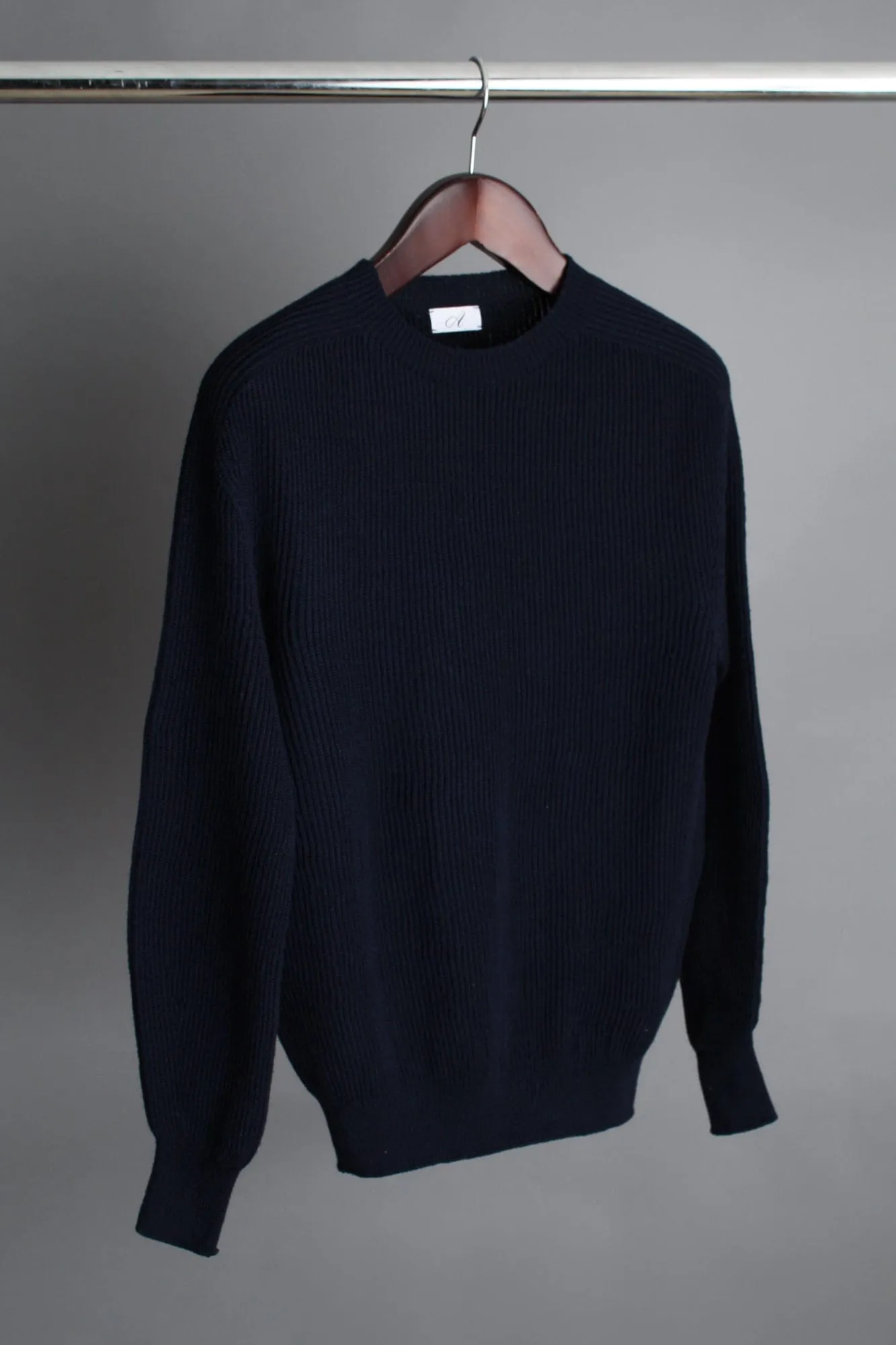 Logan Ribbed Merino Crewneck