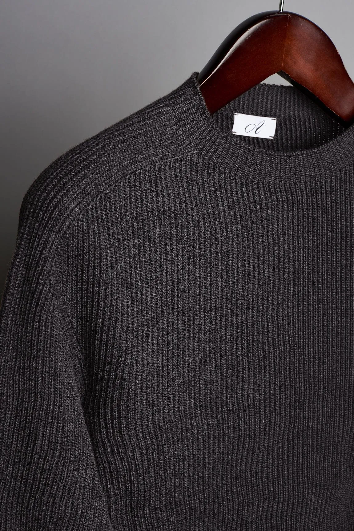 Logan Ribbed Merino Crewneck