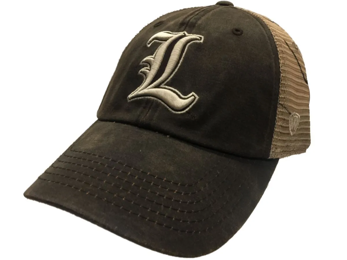 Louisville Cardinals TOW Brown Realtree Camo Mesh Liberty Adj. Slouch Hat Cap