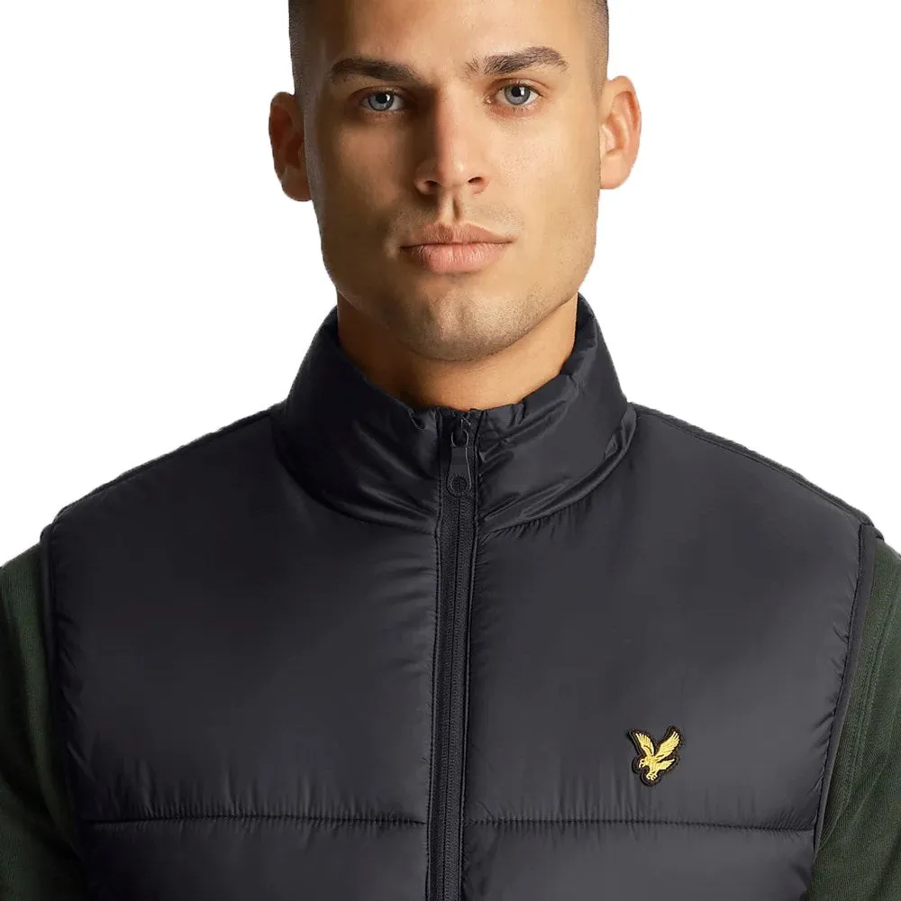 Lyle & Scott Wadded Golf Gilet - Black