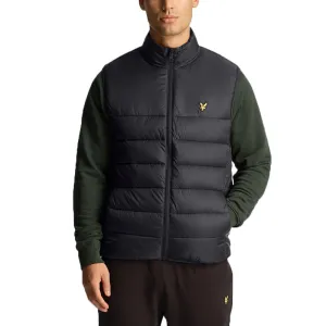 Lyle & Scott Wadded Golf Gilet - Black