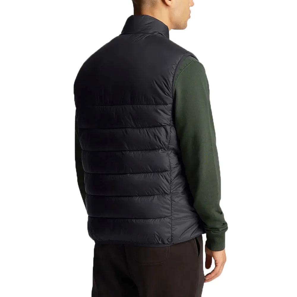 Lyle & Scott Wadded Golf Gilet - Black