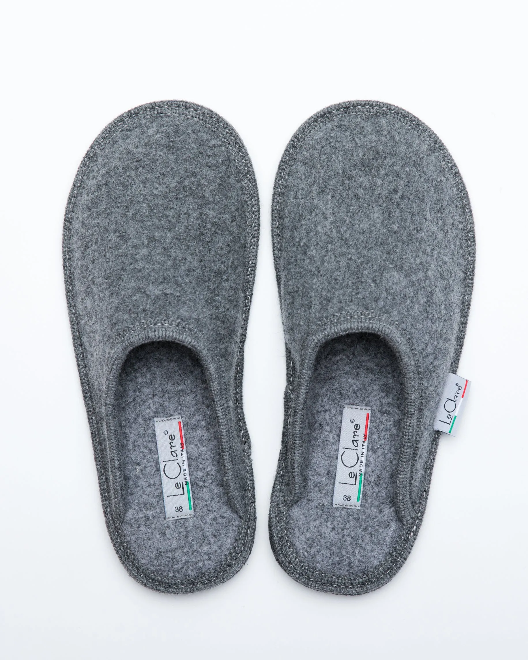 Men's Boiled Wool Stella Slipper Grey