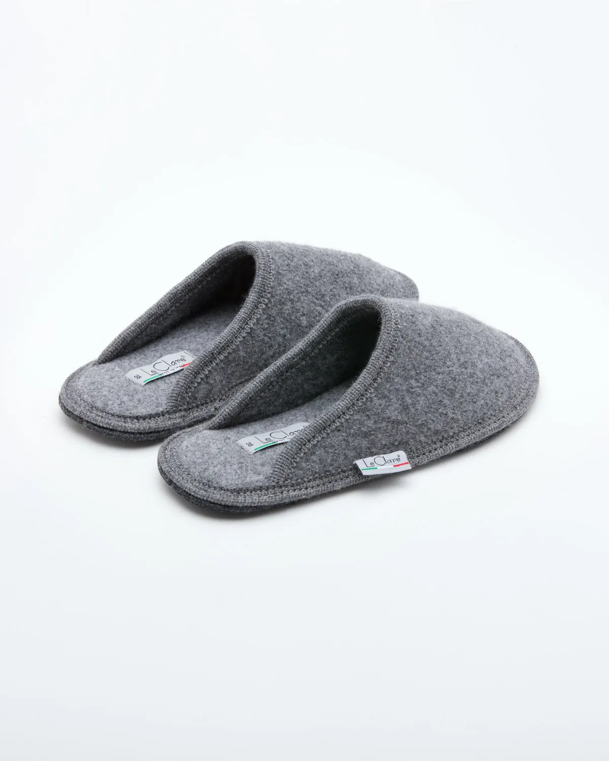 Men's Boiled Wool Stella Slipper Grey