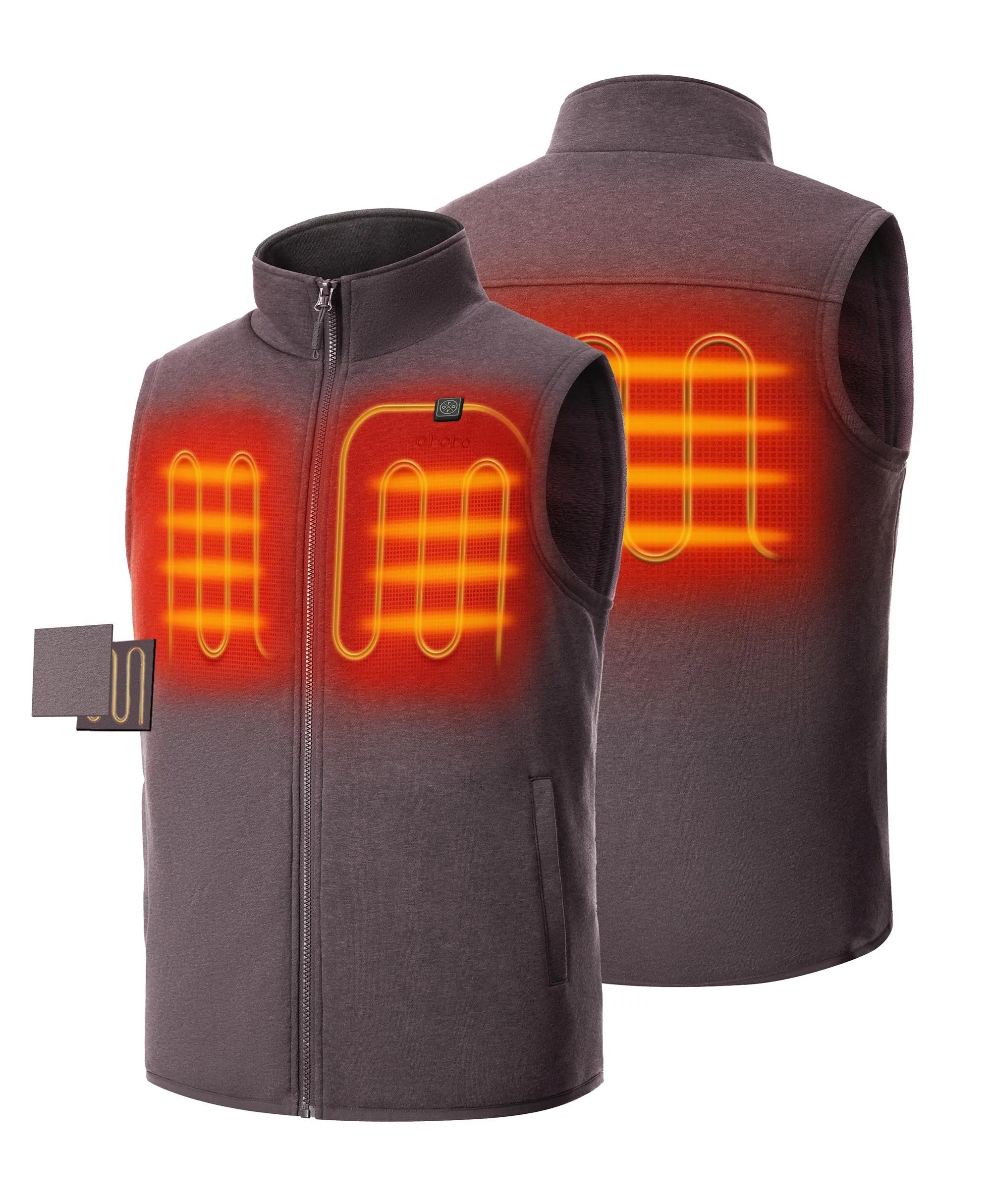 Men's Heated Fleece Vest (Apparel Only)