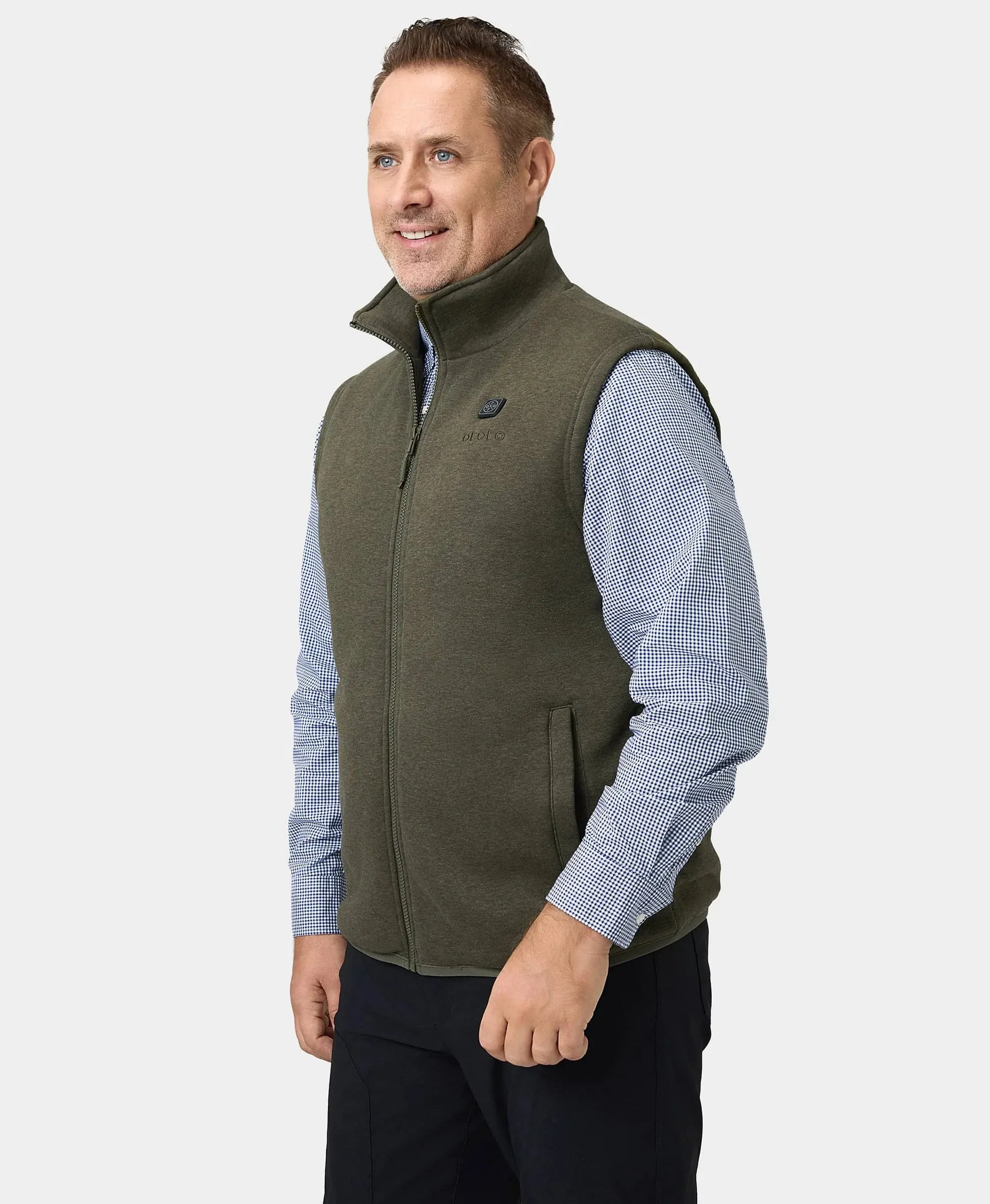 Men's Heated Fleece Vest (Apparel Only)