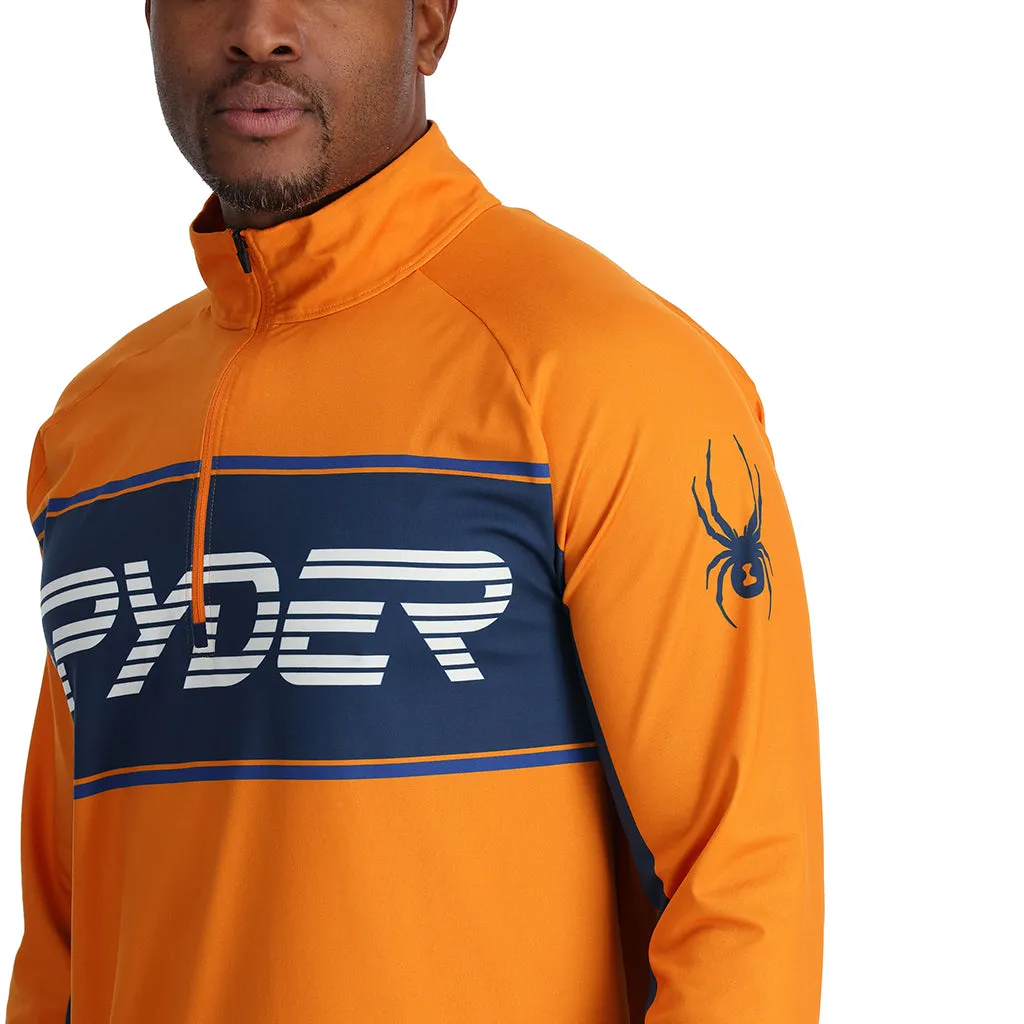 Mens Paramount Half Zip - Saffron