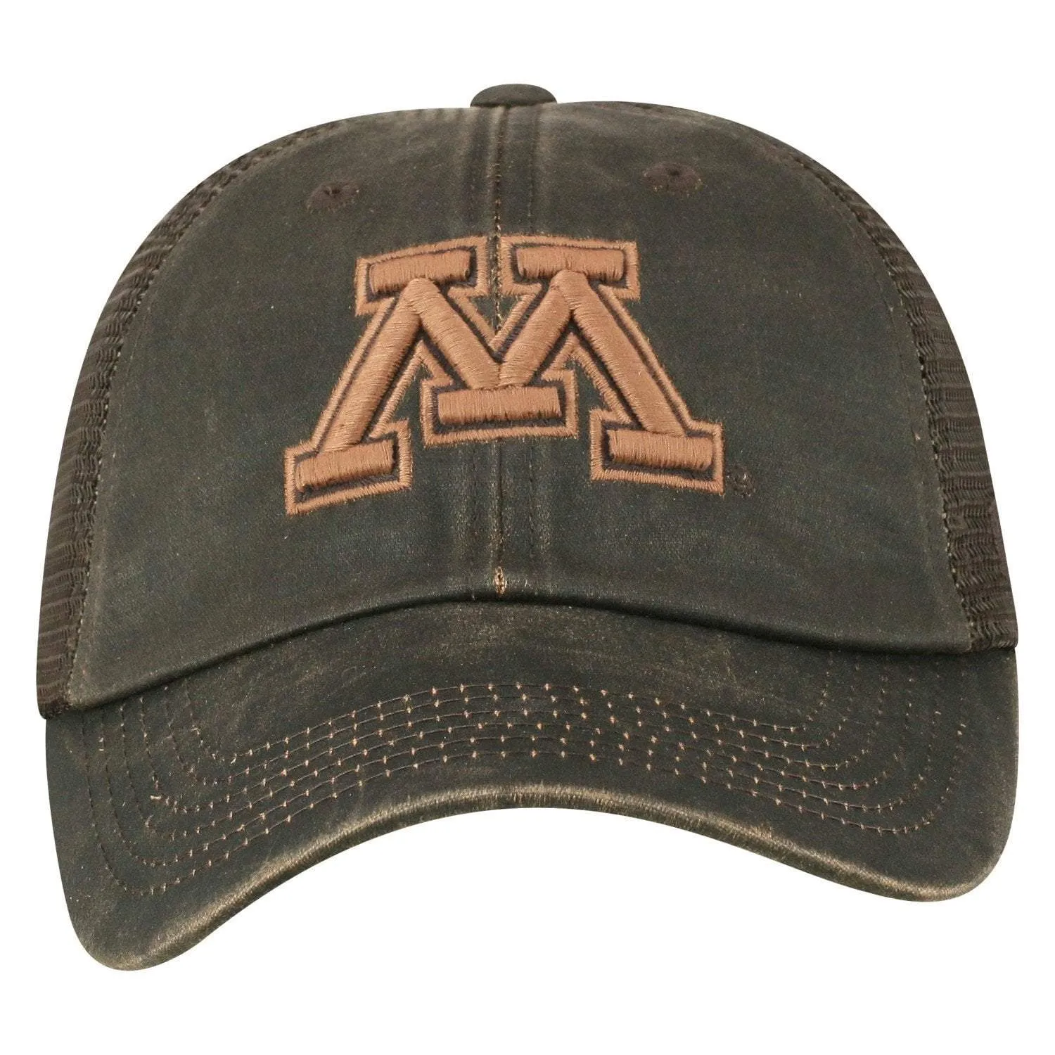 Minnesota Golden Gophers TOW Brown "Chestnut" Style Mesh Adj. Relax Hat Cap