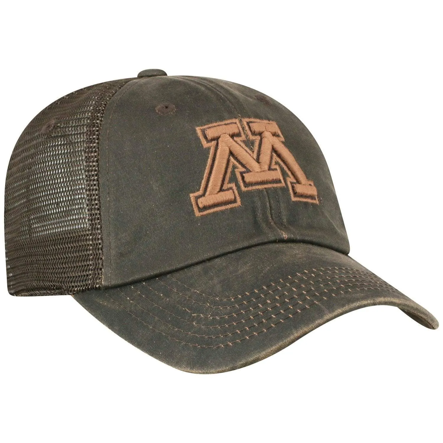 Minnesota Golden Gophers TOW Brown "Chestnut" Style Mesh Adj. Relax Hat Cap