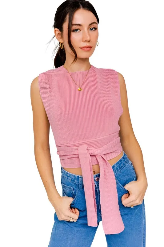 Multi Tie / Convertible Sweater Tank