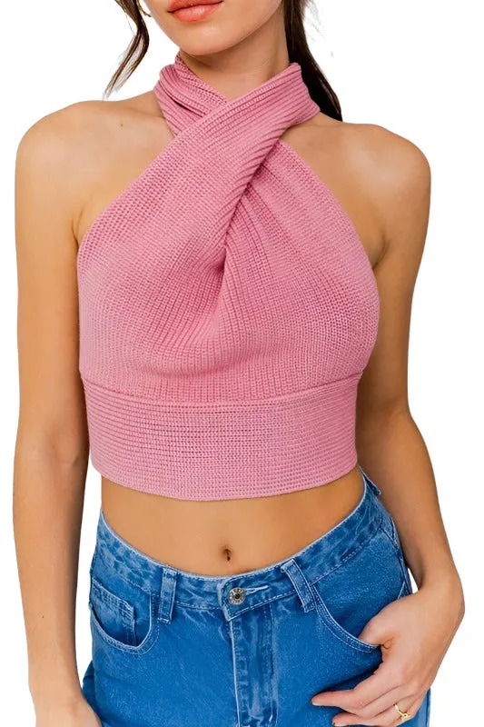 Multi Tie / Convertible Sweater Tank