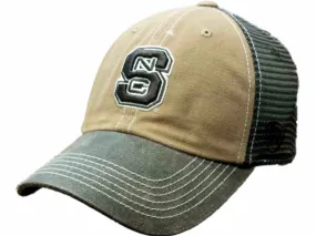 NC State Wolfpack TOW Brown Two Tone Incog Adjustable Snapback Mesh Hat Cap