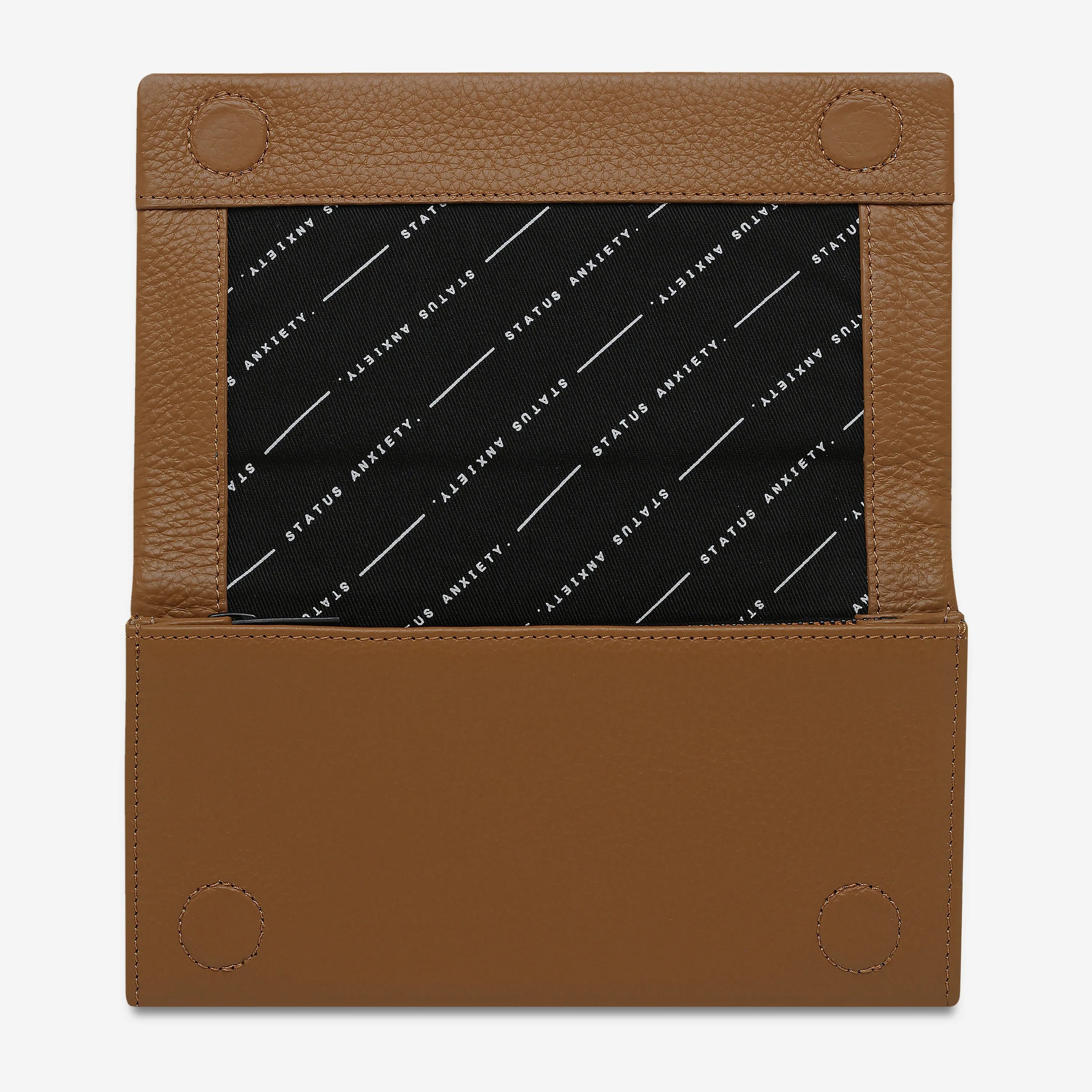 Nevermind Leather Wallet in Tan