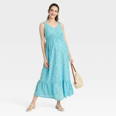 New - Isabel Maternity Women's Sleeveless Maxi Maternity Dress