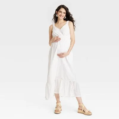 New - Isabel Maternity Women's Sleeveless Maxi Maternity Dress