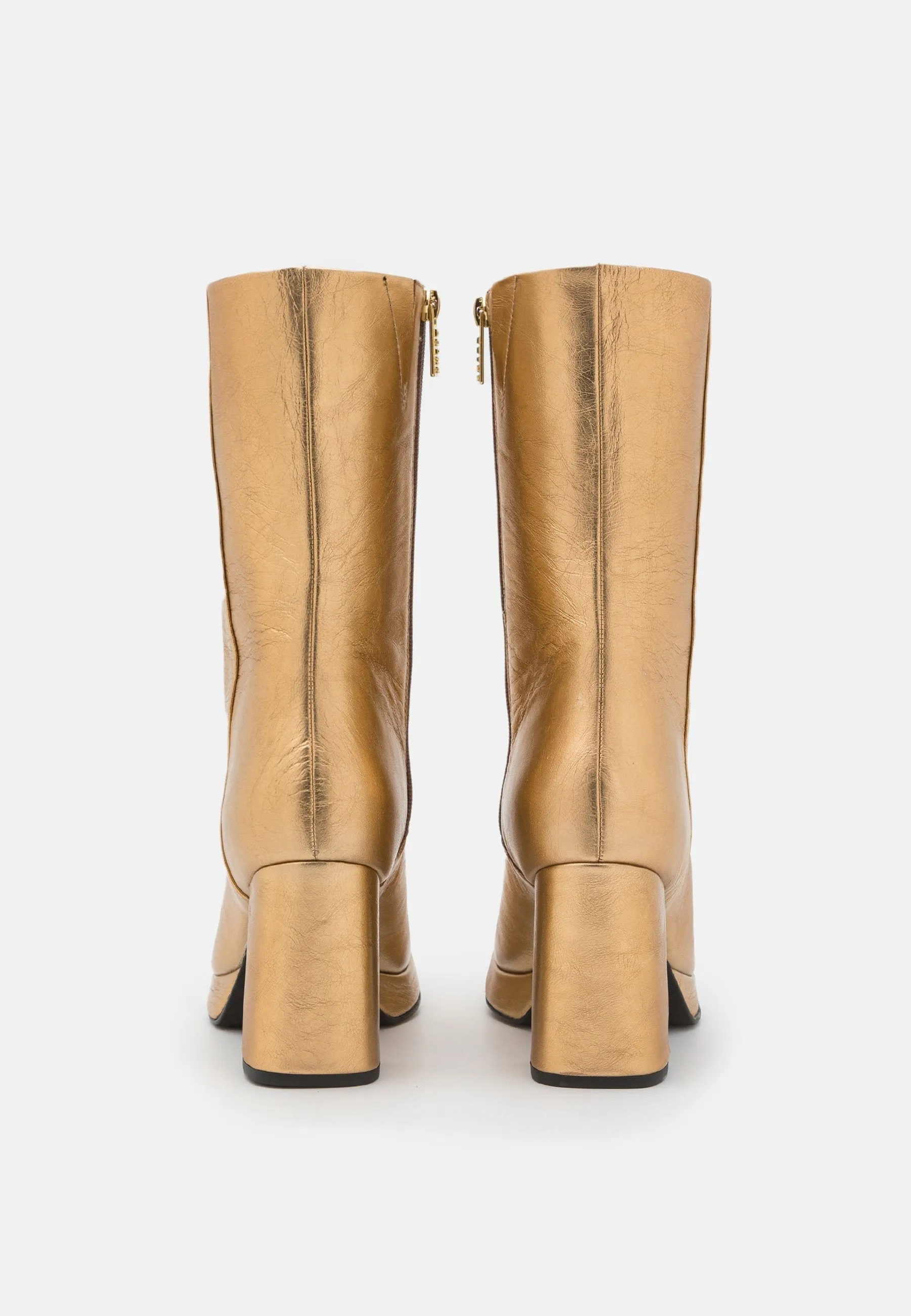 New Melanie Gold Ankle Boots