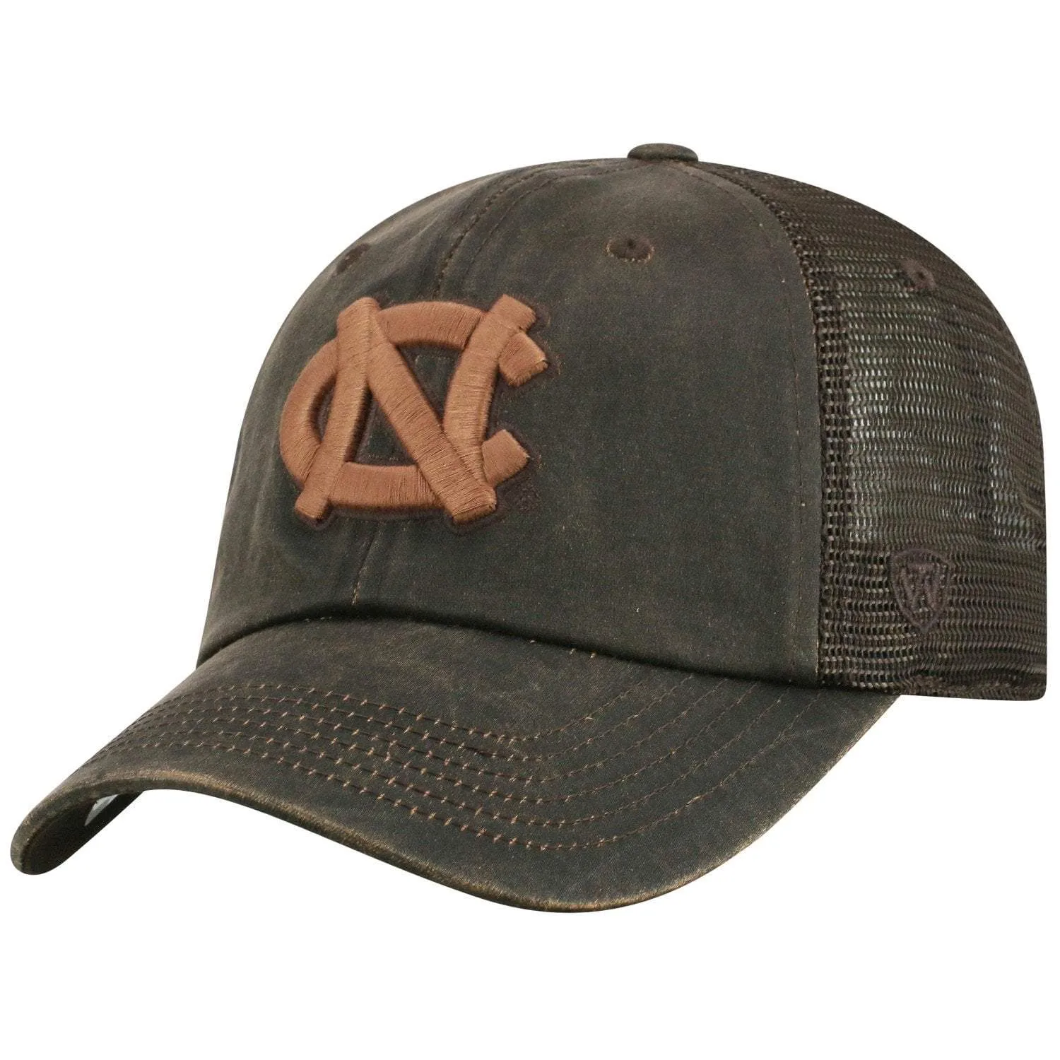 North Carolina Tar Heels TOW Brown "Chestnut" Style Mesh Adj. Relax Hat Cap