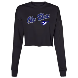 Ole Blue B7503 Ladies' Cropped Fleece Crew