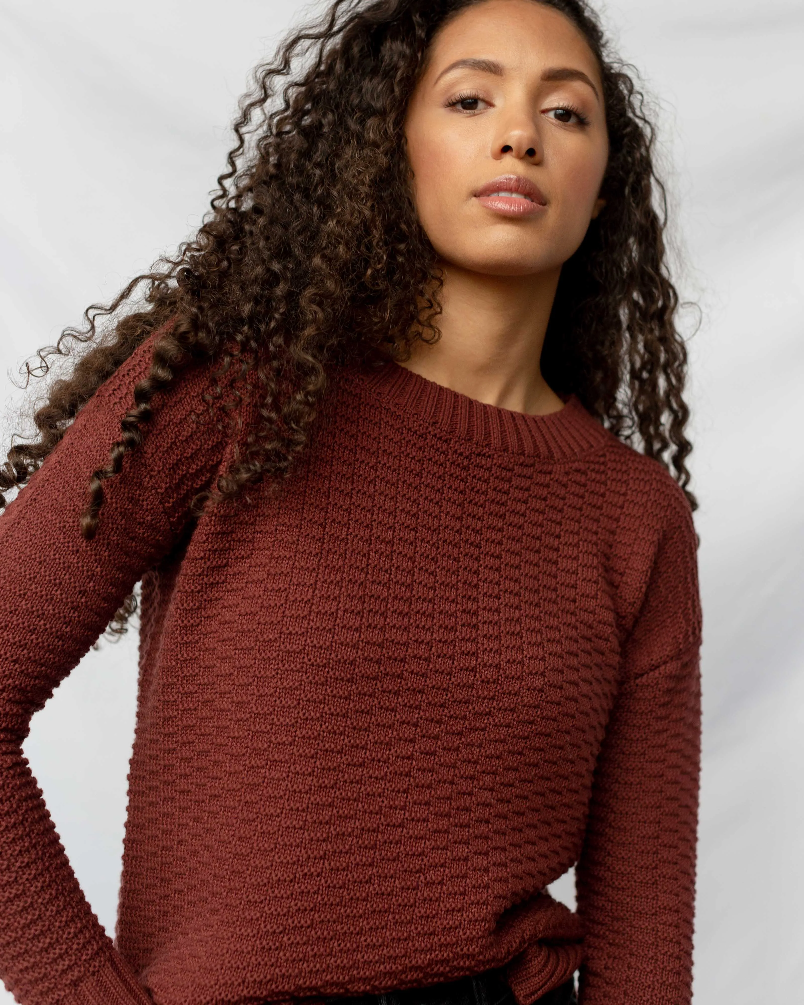 Organic Cotton Crew Sweater