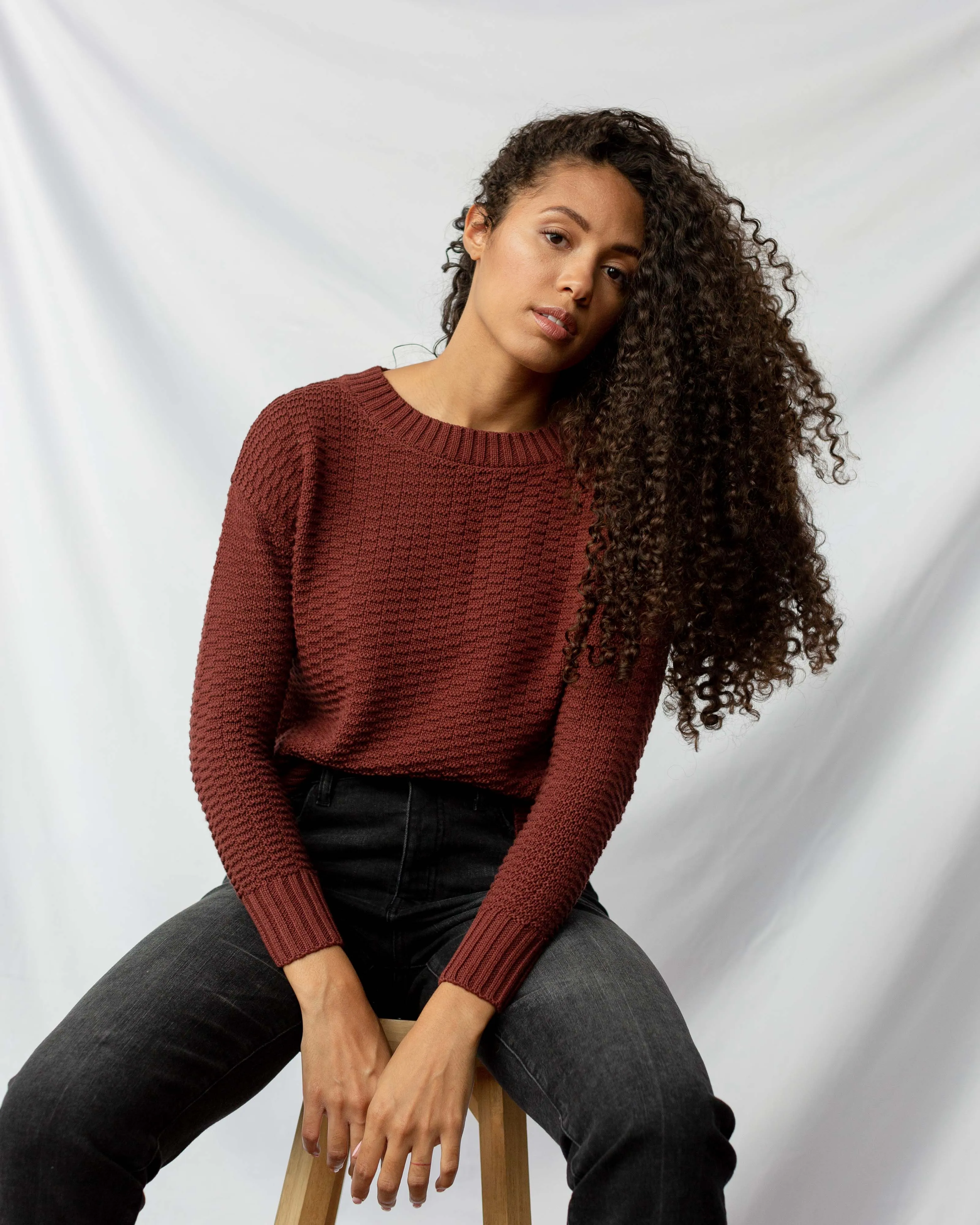 Organic Cotton Crew Sweater