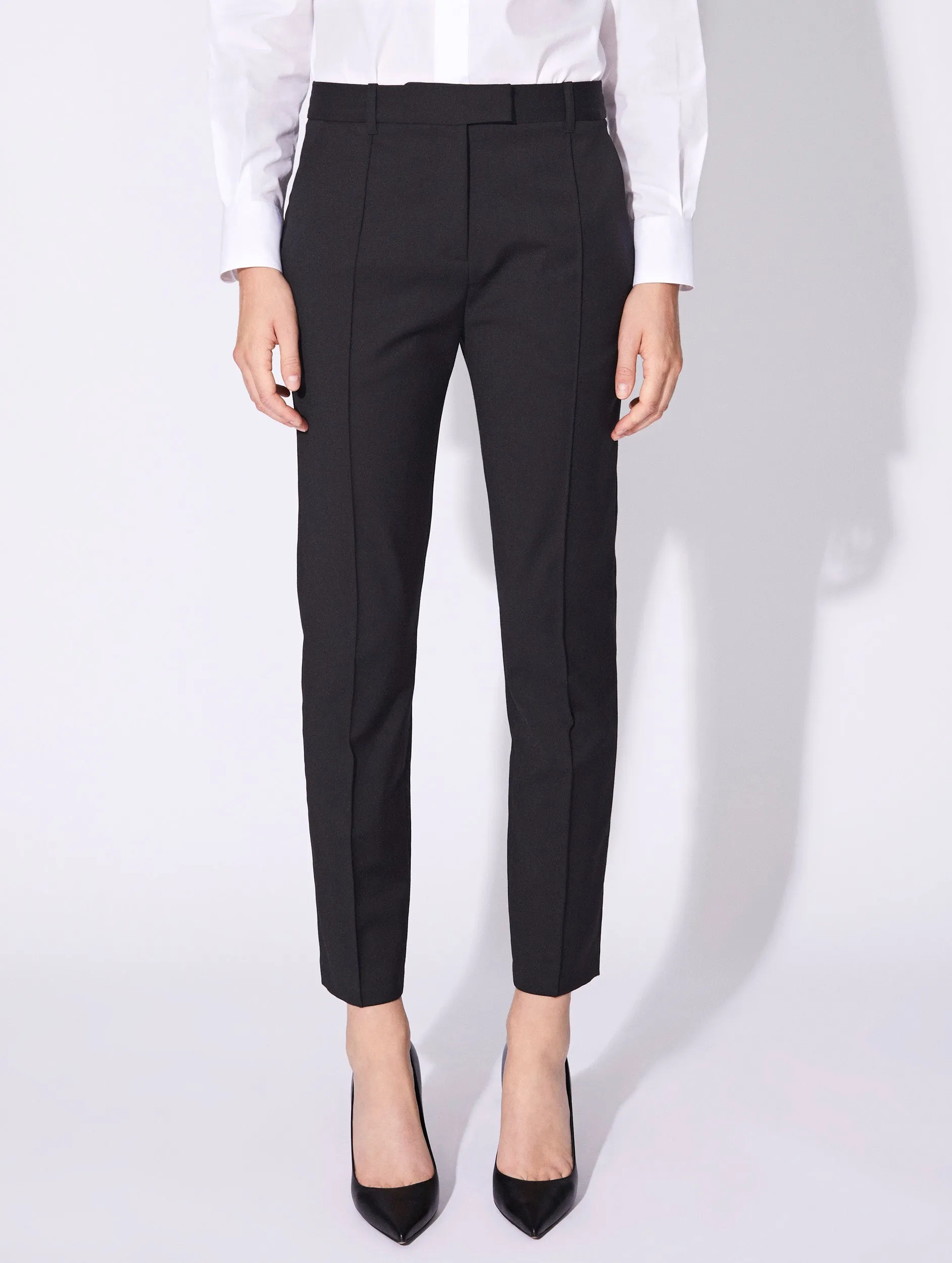 Pantalon de costume Roxy laine stretch noir