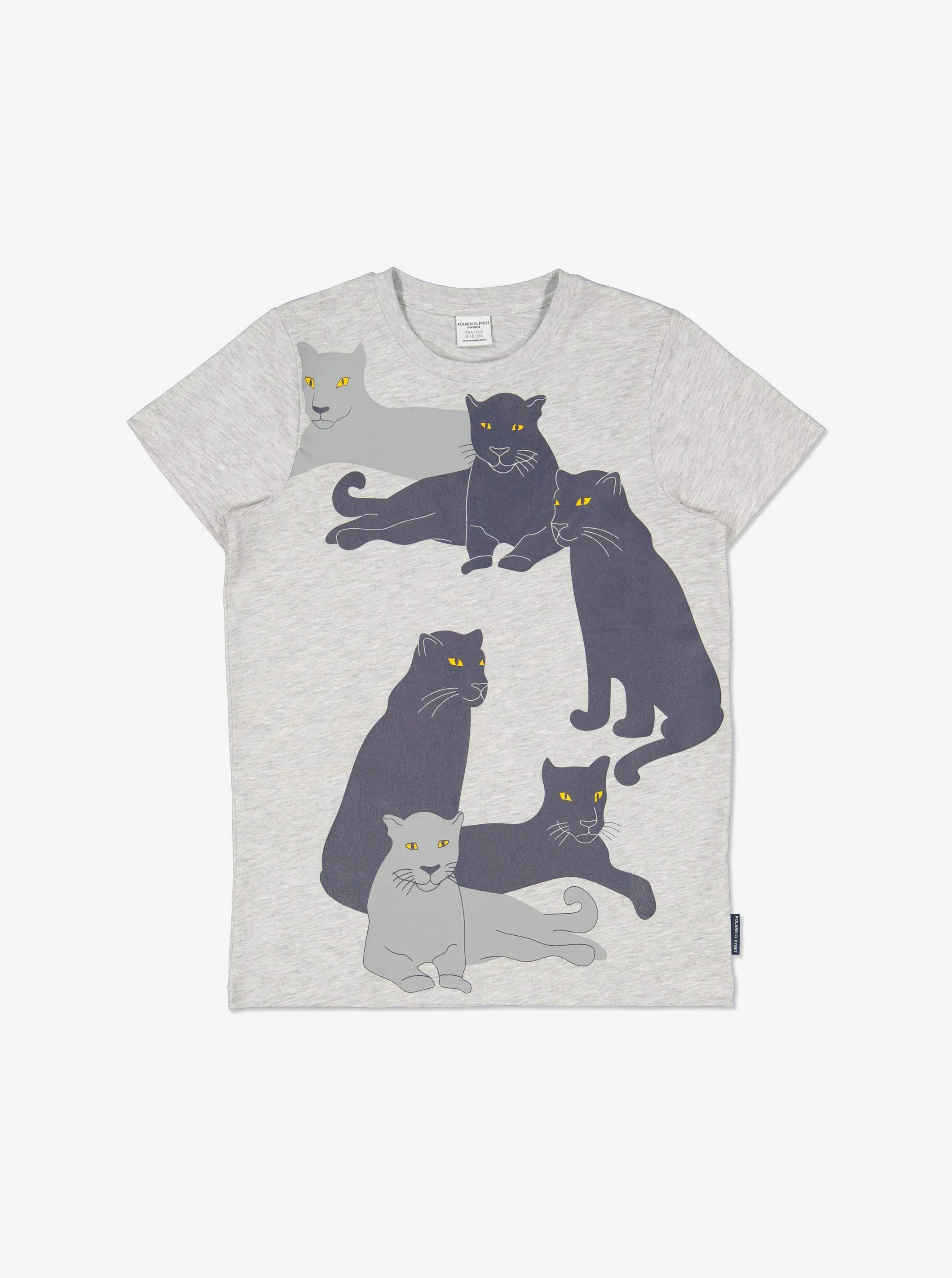 Panther Print Kids T-Shirt