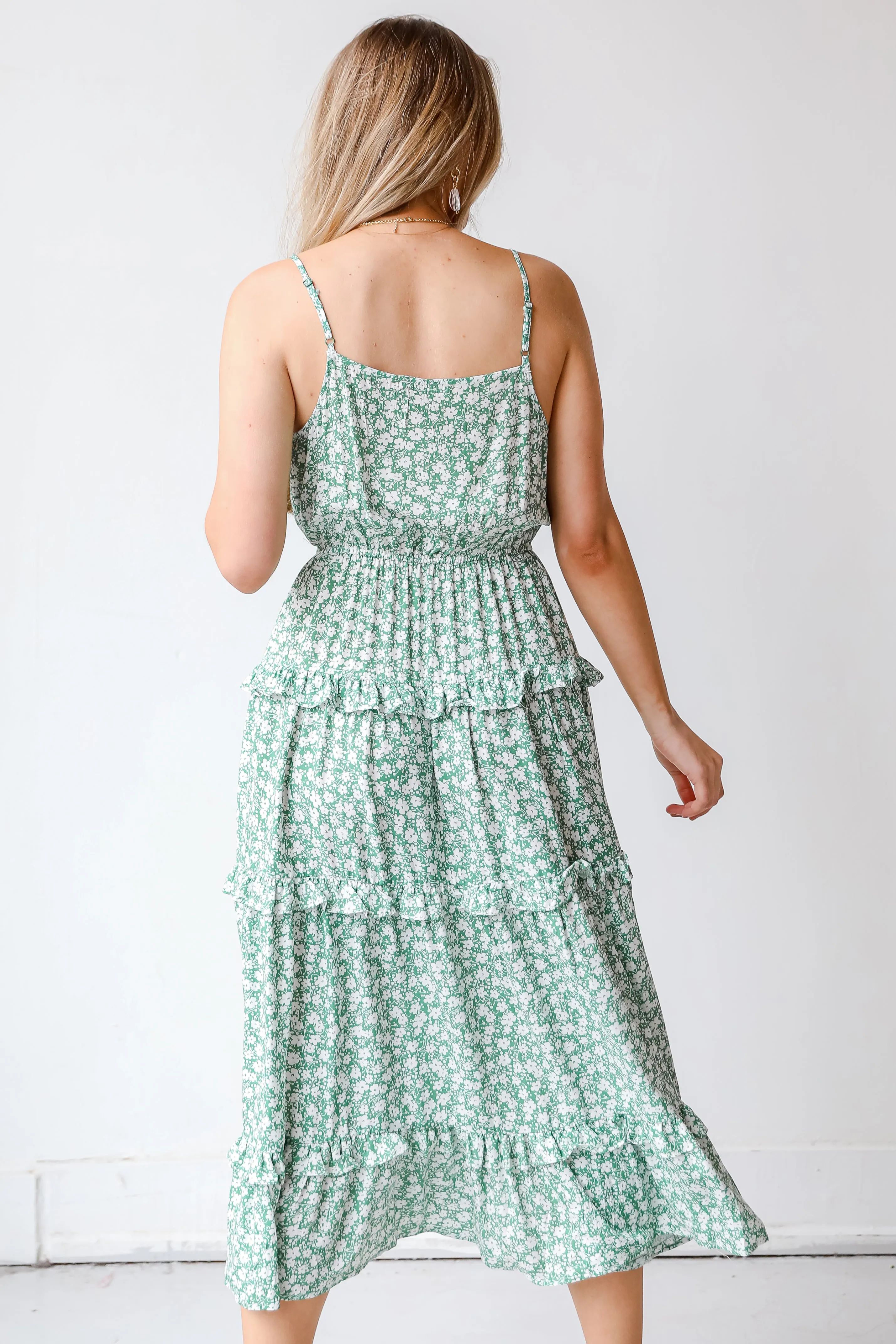 Perfect Pick Tiered Floral Maxi Dress