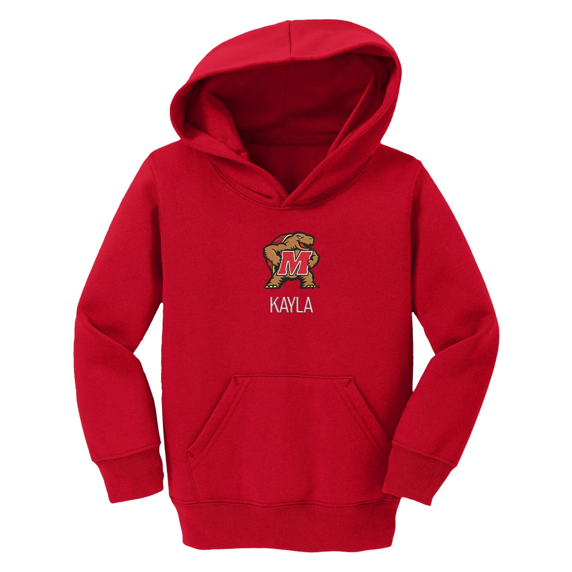 Personalized Maryland Terrapins Mascot Toddler Pullover Sweatshirt