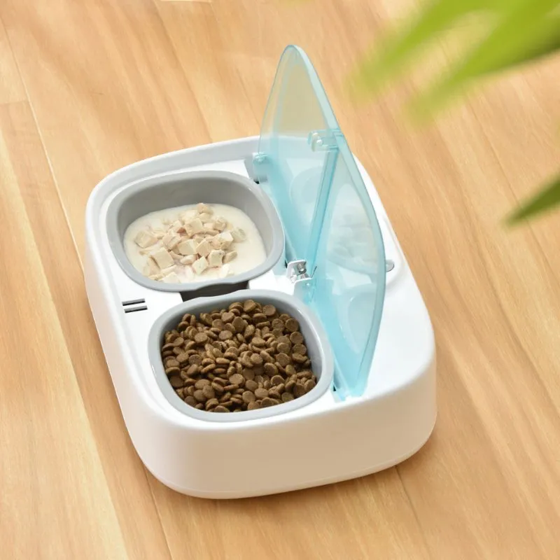 Petoneer Two Meals Wet & Dry Pet Feeder With Ice Packs