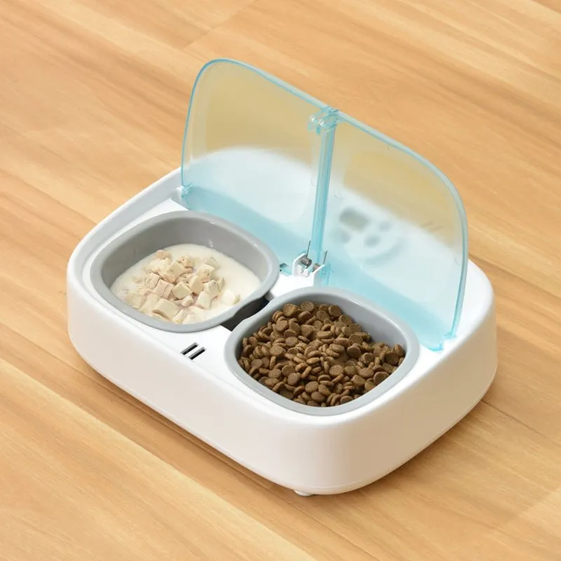 Petoneer Two Meals Wet & Dry Pet Feeder With Ice Packs