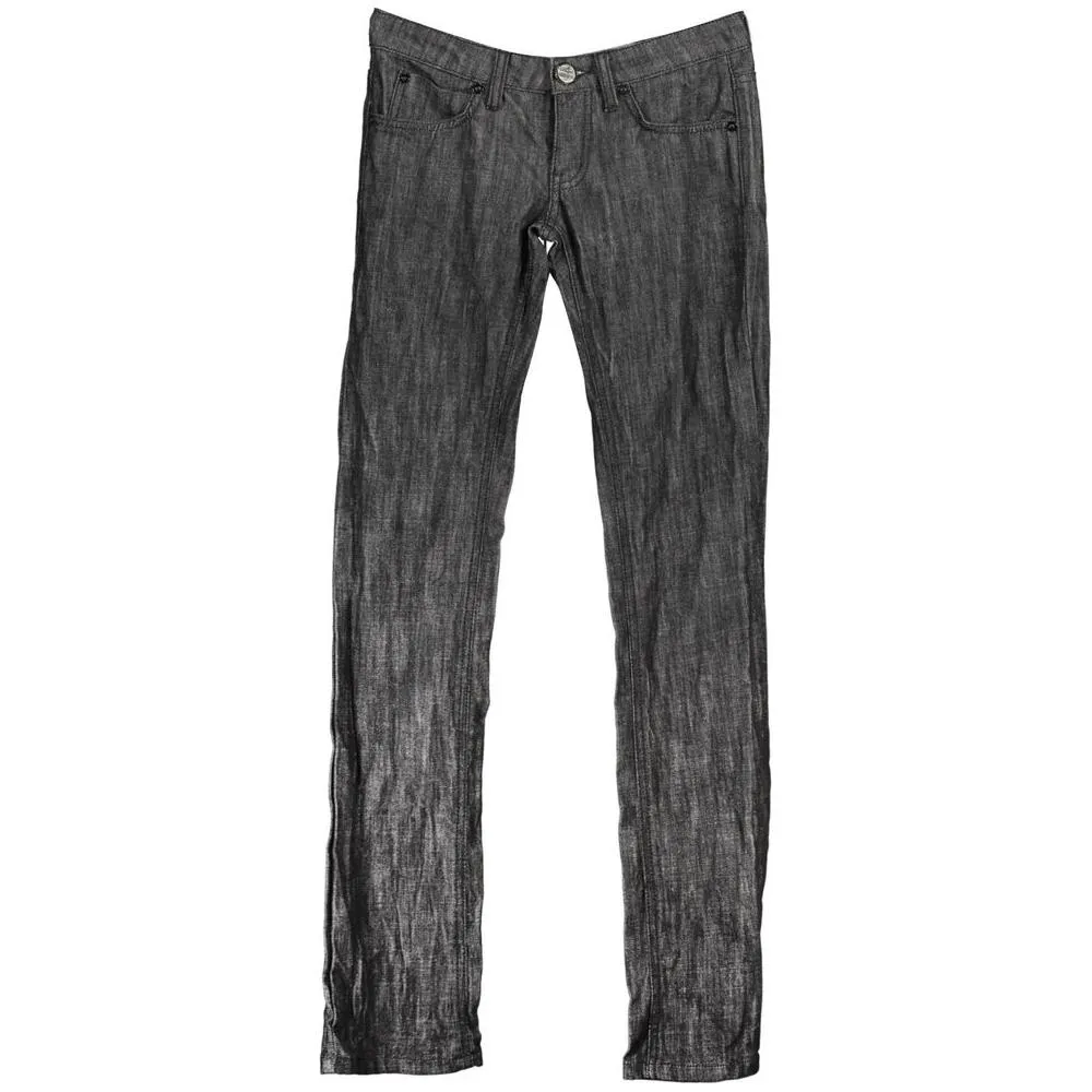 Phard Black Cotton Jeans & Pant